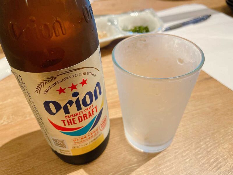 オリオン瓶ビール