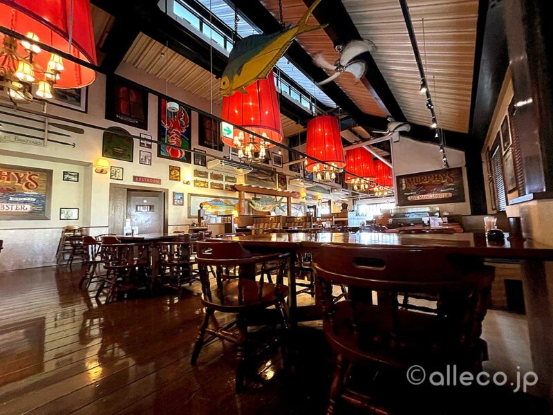 レッドロブスター沖縄北谷店（アメリカンビレッジ）の内観