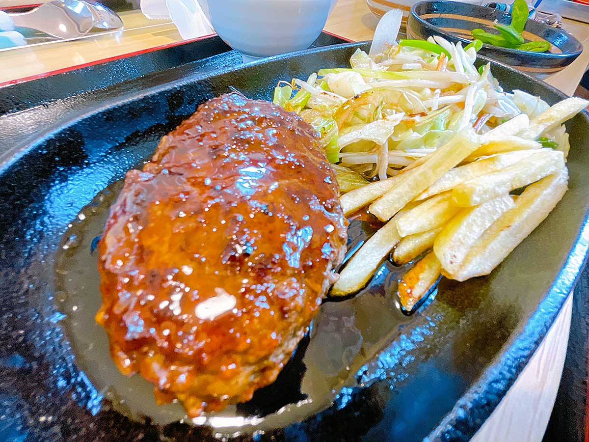 【小麦アレルギー対応】つなぎナシ！ビーフ100％の手作りハンバーグ「ごはん屋さん 花亭」さんに再訪～安芸高田市八千代町