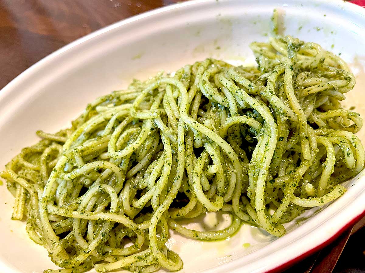 あ【小麦アレルギー対応】グルテンフリーパスタを使って大葉のジェノベーゼパスタを作ってみた
