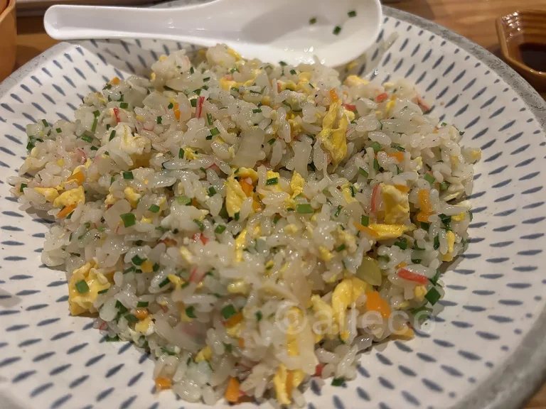 ふくよかぁ～で注文したチャーハン